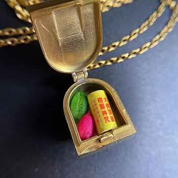 最強の金運！Ghau prayer box 彩繪 手描きザキラムペンダント八吉祥 Amazon.co.jp: チベット密教 Ghau prayer box りょうごんしゅ